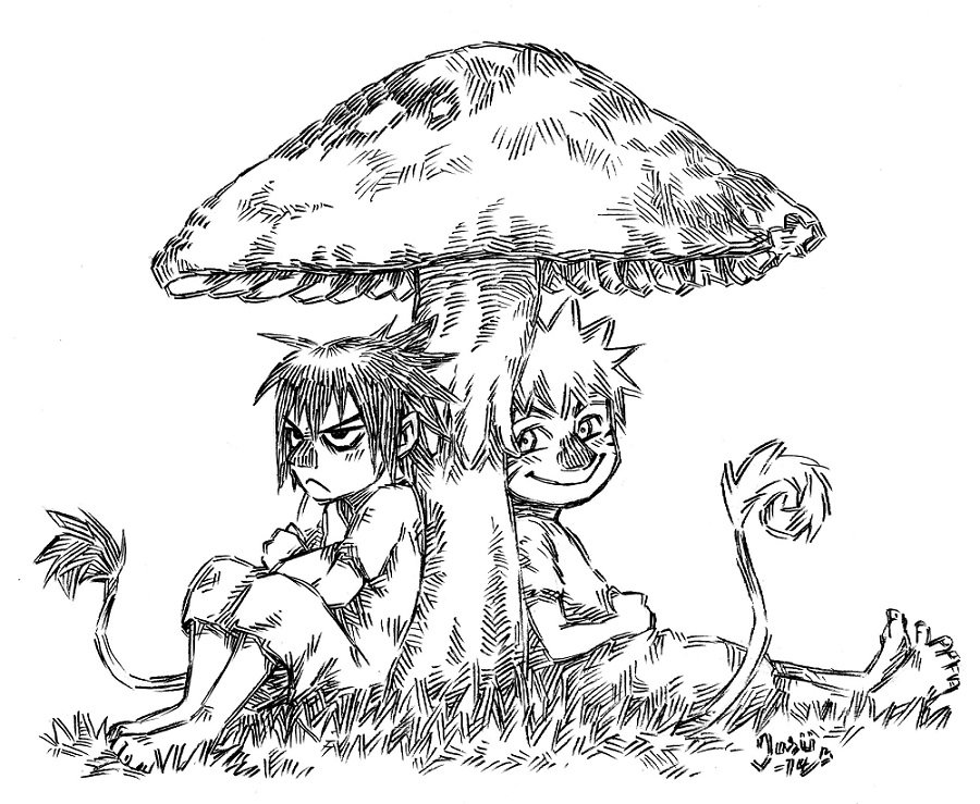 Print - Two Little Trolls